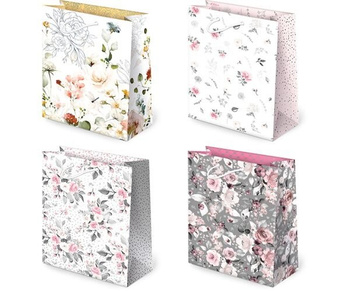 Torebki ozdobne T8-106 Kwiaty 10 sztuk