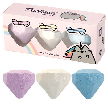 Kule do kąpieli Pusheen Owocowe zapachy 3szt.BATH65
