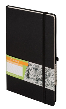 Notes romantyzm A5 kropki czarny