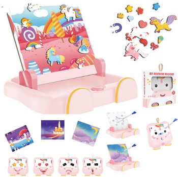 Tablica magnetyczna jednorozec do rysowania edukacyjna zabawka dla dzieci