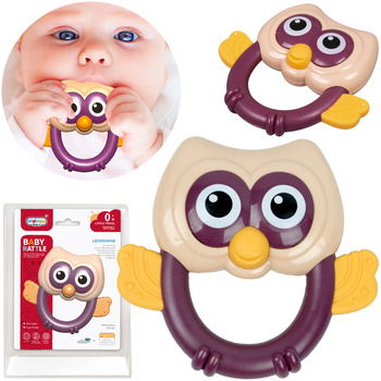 Grzechotka Dla Niemowląt Sowa Zabawka Dla Dzieci Prezent Dźwięk