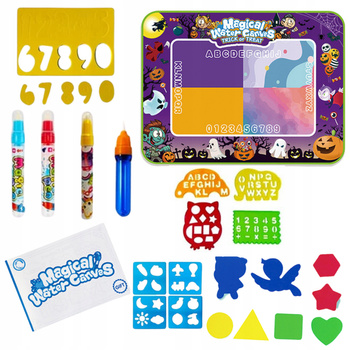 Magiczna Mapa Wodne Malowanie Water Painting Dla Dzieci Prezent