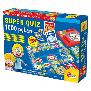 LISCIANI I'M A GENIUS SUPER QUIZ  1000 PYTAŃ