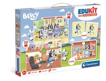 Puzzle+ Gra 4w1 Edukit Bluey 18320
