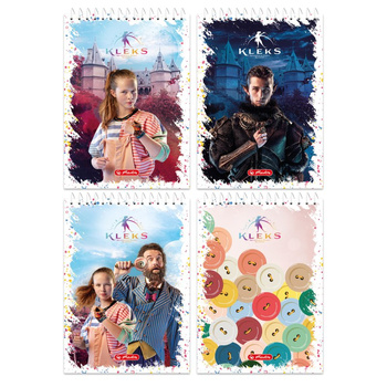 Paczka Kołonotatnik A7 Kleks 20 sztuk kratka