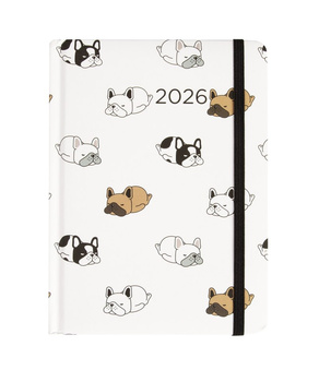 Kalendarz 2026 B6 dzienny Psy