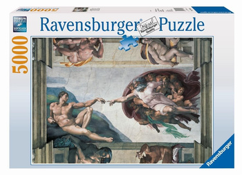 Puzzle 5000 Michał Anioł - Stworzenie Adama Ravensburger