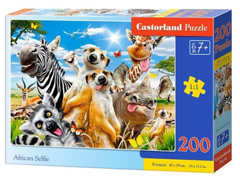Puzzle 200 African Selfie CASTOR Castorland