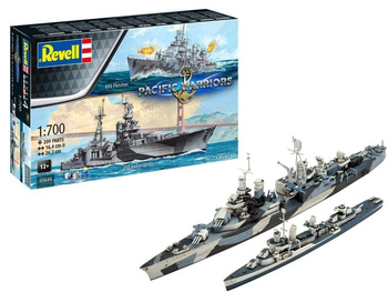 Modele okrętów USS Fletcher i USS Indianapolis Revell