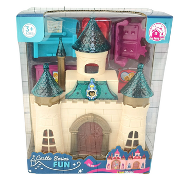 ZAMEK DLA DZIECI Z AKCESORIAMI DŹWIĘKOWY I ŚWIECĄCY ZABAWKA PAŁAC PREZENT