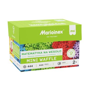 Klocki konstrukcyjne Wafle mini edu Matematyka na wesoło 444 elementów