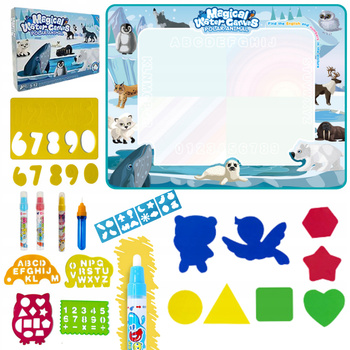 Wodna Mapa Malowanie Wodą Magiczna Mata Edukacyjna Prezent Dla Dzieci