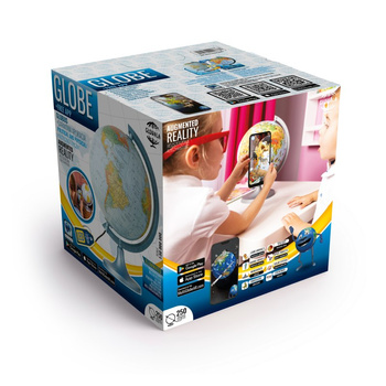 Globus 250 polityczno fizyczny podświetlany z aplikacją