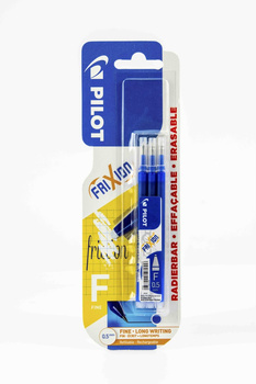 Wkład Frixion Ball Clicker 0,5 niebieski Pilot blister 3szt.