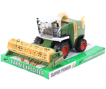 KOMBAJN DO ZBOŻA MASZYNA ROLNICZA FARMER ZABAWKA DLA DZIECKA PREZENT