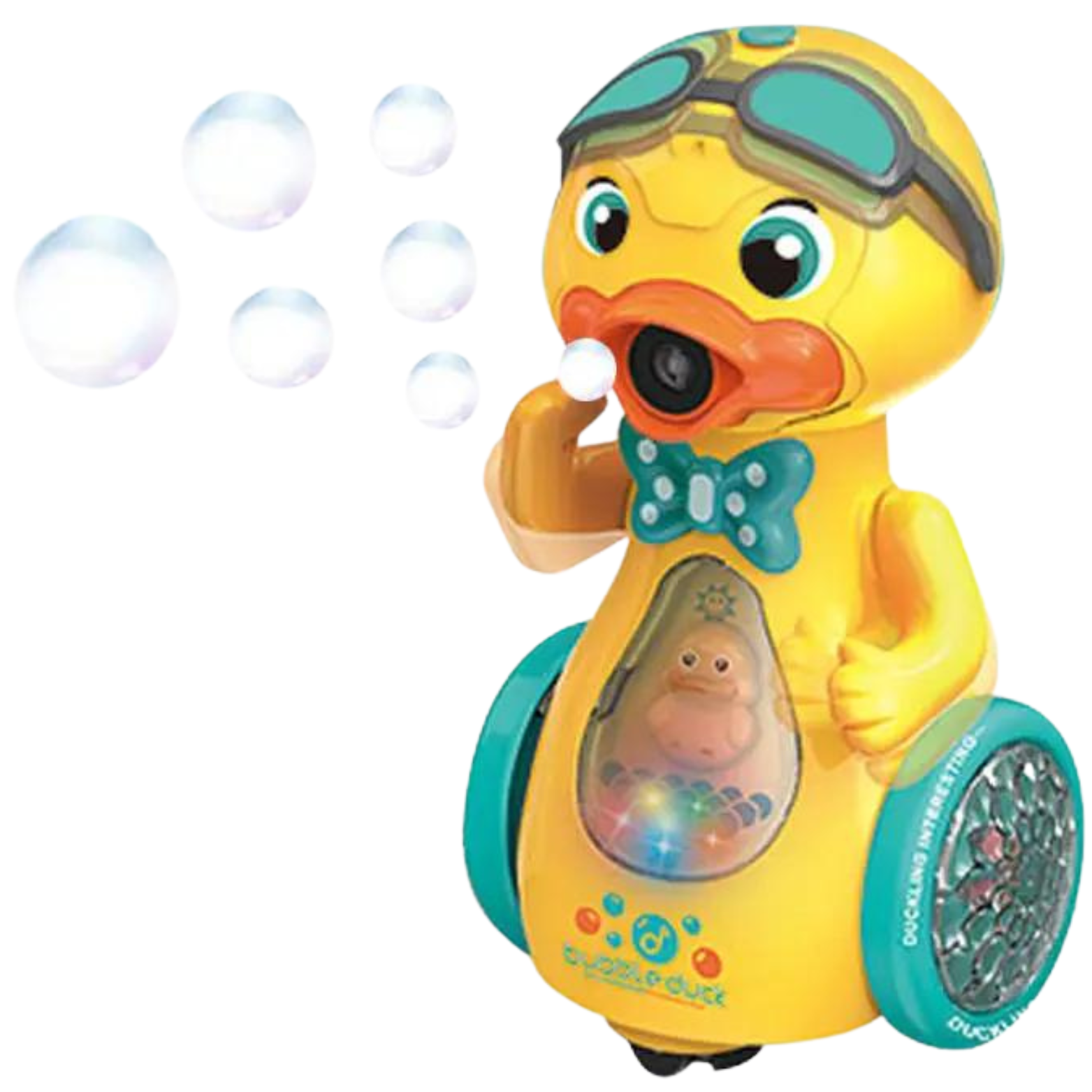 Kaczuszka Interaktywna Maszynka Do Baniek Mydlanych Efekty Świetlne Dźwięk