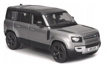 Land Rover Defender 2022 silver 1:24 BBURAGO BBurago