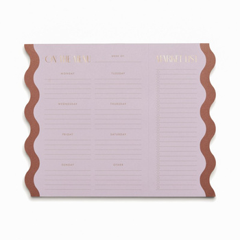 Planer posiłków na lodówkę Lilac & Nutmeg