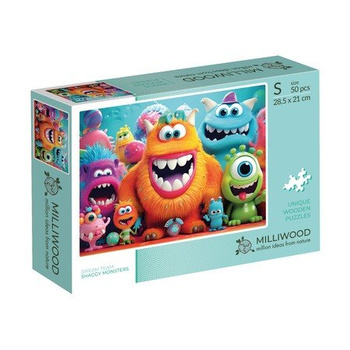 Puzzle 50 elementów Milliwood Shaggy Monsters