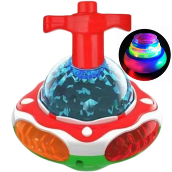 BĄCZEK ZE ŚWIATŁEM I DŹWIĘKIEM ZABAWKA DLA DZIECI INTERAKTYWNA GRAJĄCA LED