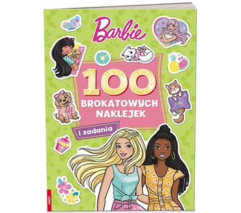 Barbie 100 brokatowych naklejek NB-1101