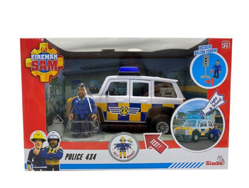 Strażak Sam Jeep policyjny z figurką Simba