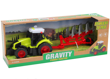 Traktor z przyczepą dźwiękowy zabawka dla dzieci interaktywna pojazd