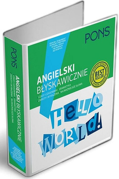Angielski błyskawicznie czasy i czasowniki, gramatyka, zwroty i wyrażenia, słowa Segregator językowy PONS Poziom A1-A2 W.2