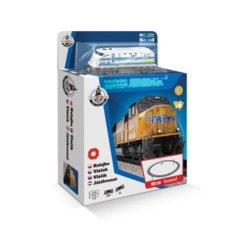 Kolejka elektryczna z torem 135 cm zabawka dla dzieci Locotoys 1 sztuka