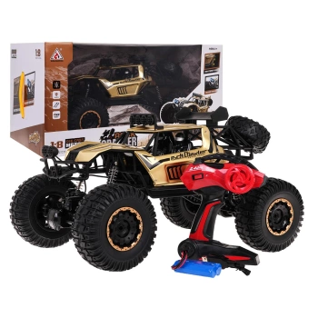 Metalowy Mega Crawler 1:8 Złoty