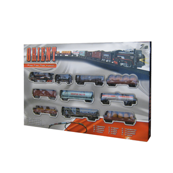 Kolejka elektryczna ORIENT 415cm zabawka na baterie dla dzieci 7445