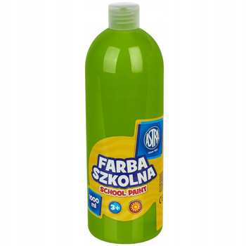 Farby szkolne Astra 1000 ml - limonkowa