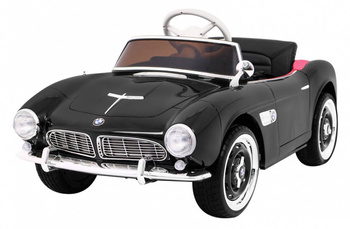 Auto Na Akumulator BMW 507 Retro Czarny Audio LED Pilot Ekoskóra EVA MP3