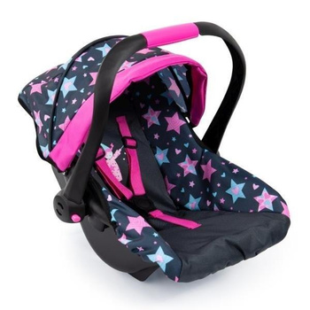 Fotelik samochodowy dla lalek z baldachimem Deluxe Bayer Design