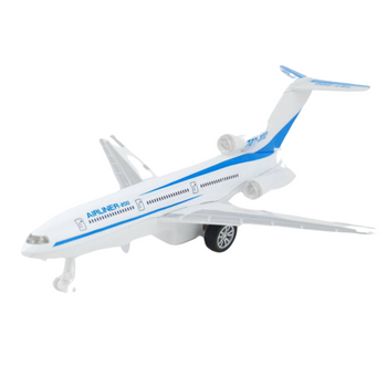 SAMOLOT PASAŻERSKI METALOWY ŚWIATŁO DŻWIĘK LED PREZENT DLA DZIECKA