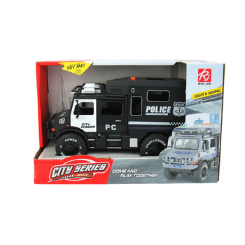 Samochód Policyjny Interaktywny Światła Dźwięk Zabawka Dla Dzieci Prezent