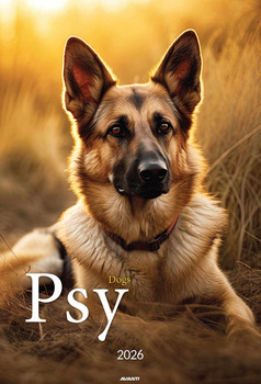 Kalendarz 2026 A3 Psy A3-14