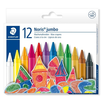 Kredki woskowe jumbo 12 kol Staedtler