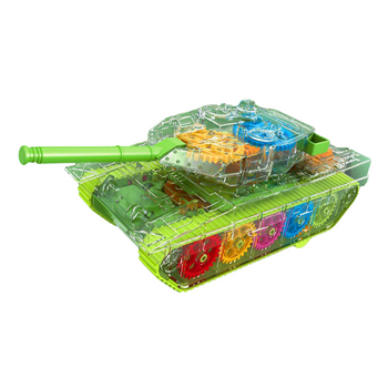 Czołg zabawka zębatki światło dźwięk interaktywny dla dzieci edukacyjny