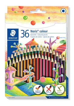 Kredki Noris colour sześciokątne 36 kol. Staedtler