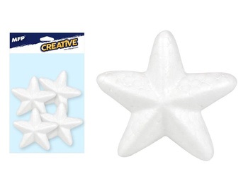 Gwiazda gładka 8cm 4 sztuki