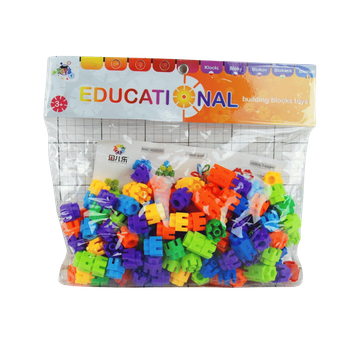 Klocki edukacyjne zestaw układanka 175 elementów dla dzieci rozwijające