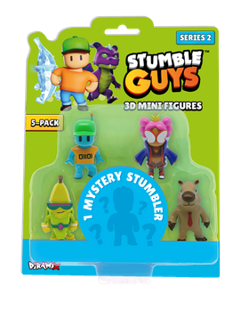 STUMBLE GUYS OPAKOWANIE WINDOWBOX Z 5 FIGURKAMI