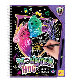 LISCIANI MONSTER HIGH SKETCHBOOK MONSTER HUG SCRATCH REVEAL