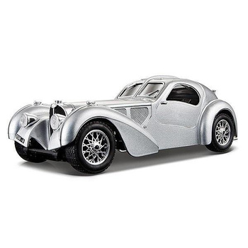 Bugatti Atlantic 1936 1:24 srebrny BBURAGO BBurago