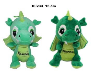 Smok "Kraków" zielony 15cm MIX Sun-Day