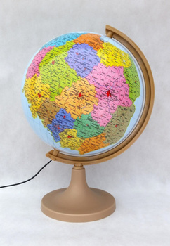 Globus 320 Polski administracyjno fizyczny podświetlany