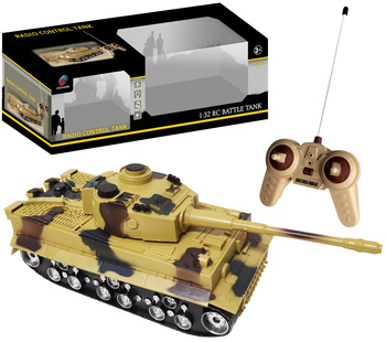 Czołg Zdalnie Sterowany Na Radio Wojskowy Model Dla Dzieci Interaktywny