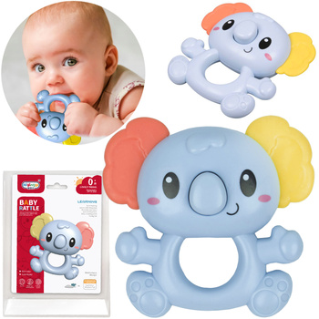 Grzechotka Dla Niemowląt Słonik Interaktywna Zabawka Prezent Dla Dziecka