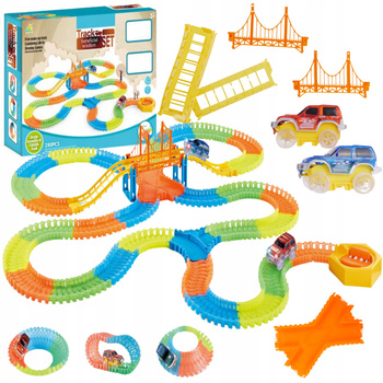 Kolejka Dla Dzieci Na Baterie Tory Lokomotywa Wagonik Dźwięk Światło Prezen